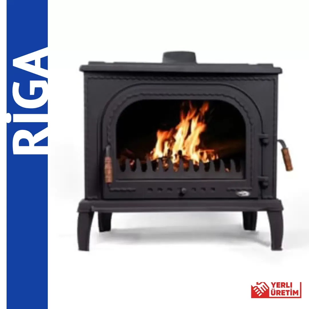 Riga Kapalı Şömine Tipi Döküm Soba